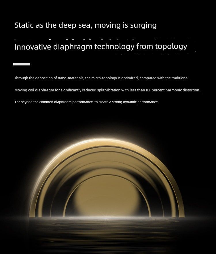 Weak Water Sand Static Sea In-Ear Changeable Wire Diaphragm Moving Coil E-Sports High Sound Quality HiFi Wired Game_voghion.com