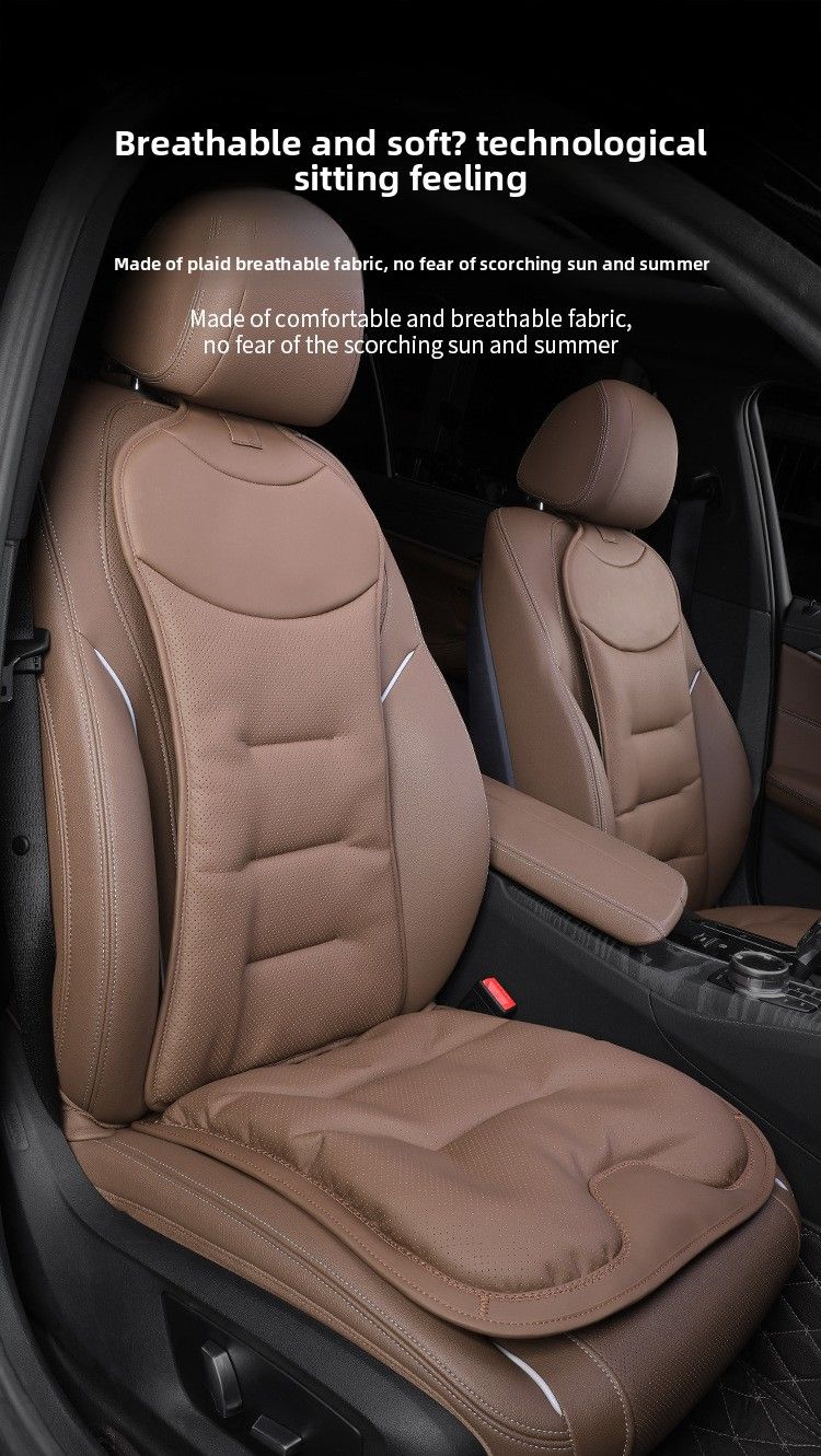 Universal Nappa Leder Vier Jahreszeiten Auto Atmungsaktive Komfortable Sattel Kissen Sitzbezüge Für Auto Sitze Abdeckung_voghion.com