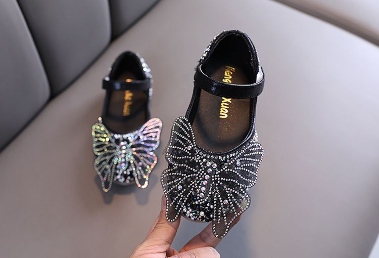 Mode Kleine Große Schleife Quadratischen Mund Dance Performance Schuhe Einzelnen Schuhe Kleine Leder Schuhe_voghion.com