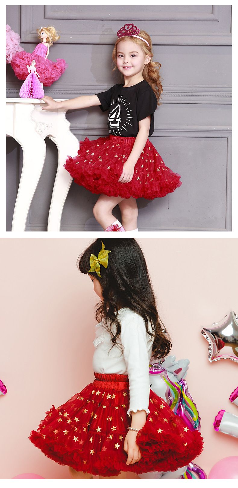 Vestiti per neonati Gonna TUTU Abbigliamento per bambini Gonna convessa autentica Gonna a goccia Lori Gonna elasticizzata in tessuto di seta grande Gonna arcobaleno_voghion.com
