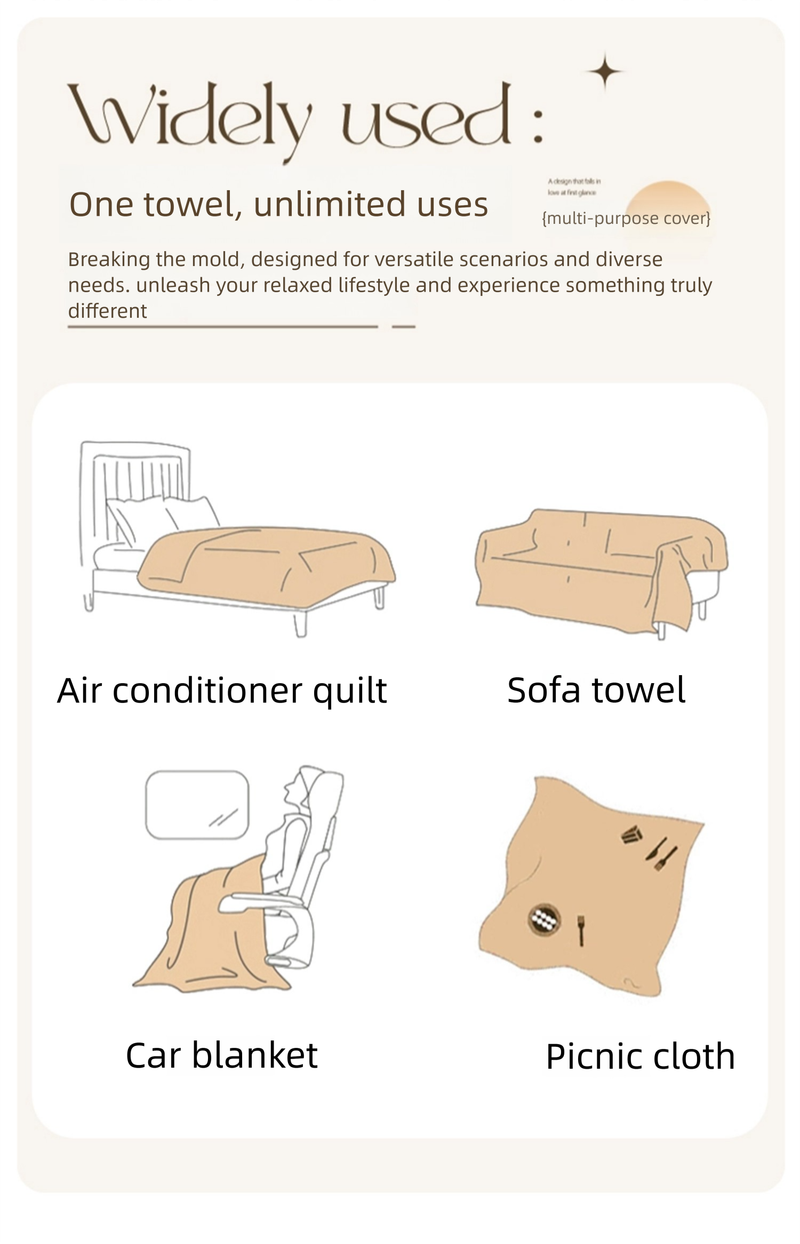 New Cream Style Cloth Universal For All Seasons Chenille Non-Slip Sofa Cushion Cat-Proof Full Wrap Cover Blanket_voghion.com