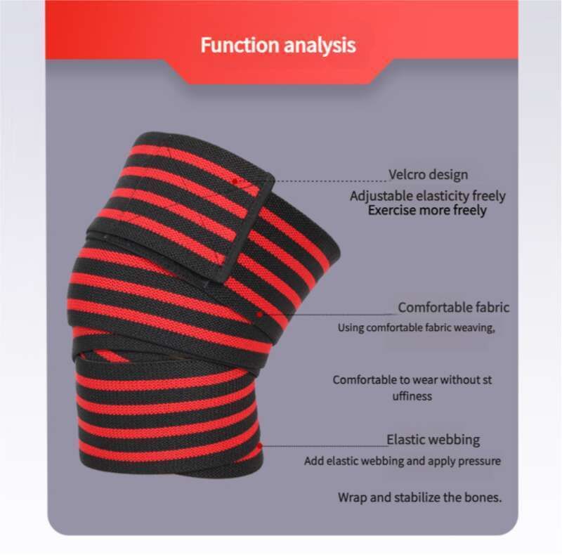 Ginocchiere sportive per uomo e donna, squat profondi, bende elastiche, sollevamento pesi, fasce per le gambe e protezioni per le ginocchia_voghion.com