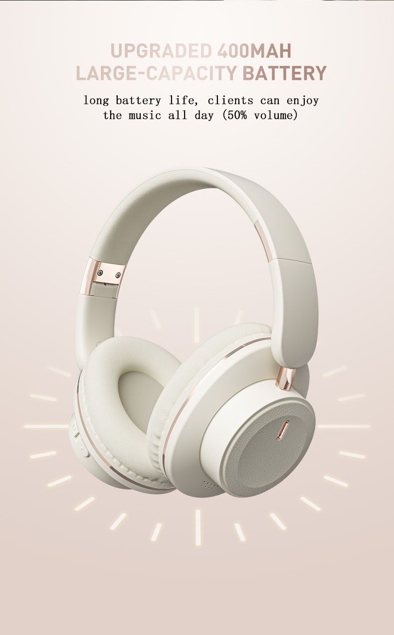Bluetooth Headphones New H9 Head Mounted Bluetooth Headset Wireless Foldable Sports Ultra Long Battery Life Game Heavy Bass Headset_voghion.com