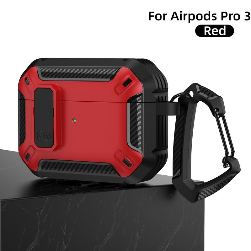 Earphone Secure Lock Cover Accessories With Cleaner Kit Protective Hard Armor For AirPods Pro 3 Case_voghion.com