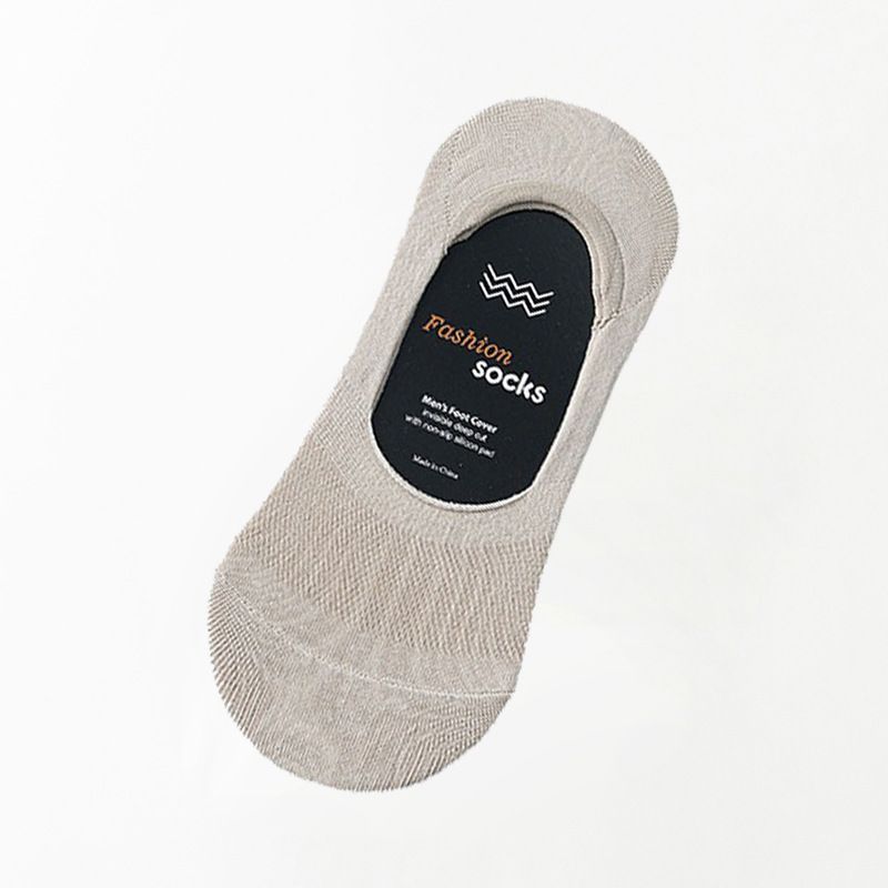 Calzini corti da uomo 2025e Boat Invisible, primavera ed estate, sottili, antiscivolo, a taglio basso, anti-sudore, anti-odore, antiscivolo_voghion.com