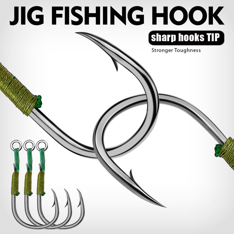 Lure Maruyo Bent Mouth Barbed Sea High Carbon Steel Plate Single Bulk Fishing Hooks_voghion.com