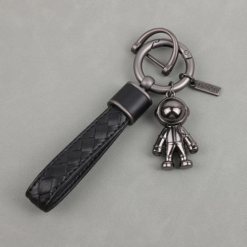 Diamond Pattern Car Keychain Internet Celebrity Astronaut Pendant High End Pendant Men And Women Key Chain Ring_voghion.com