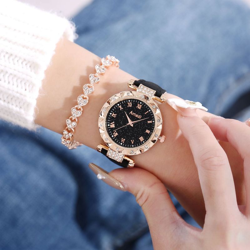 Naiste käekellad Naiste õpilaste käevõruga käevõrud, kahe komplektiga vööga naiste käekell, kvartskell_voghion.com