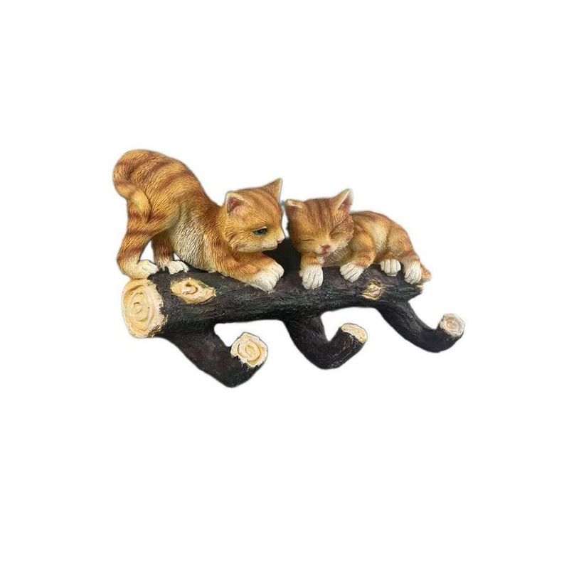 Hanging Ornament Entryway Wall Home Hook Cat Resin Decoration_voghion.com