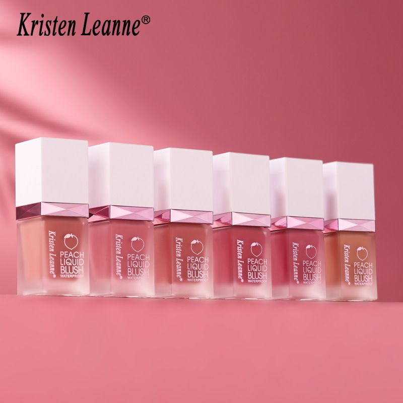 Blush lichid Kristen Leanne Natural Color, ruj mat catifelat delicat, de lungă durată_voghion.com