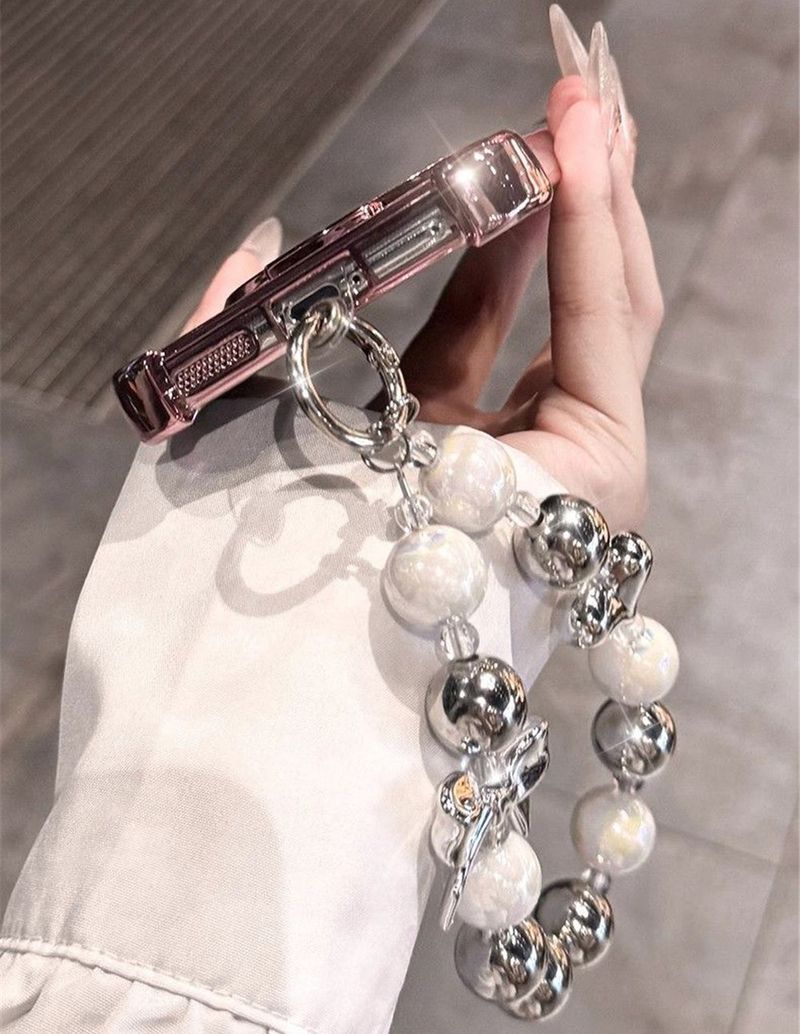 Luxury Bead Bracelet Ring Shockproof Case For Huawei Nova 13 Pro 12 11 10 9 8 7 6 5 Pro SE Silicone Glitter Stand Holder Cover_voghion.com
