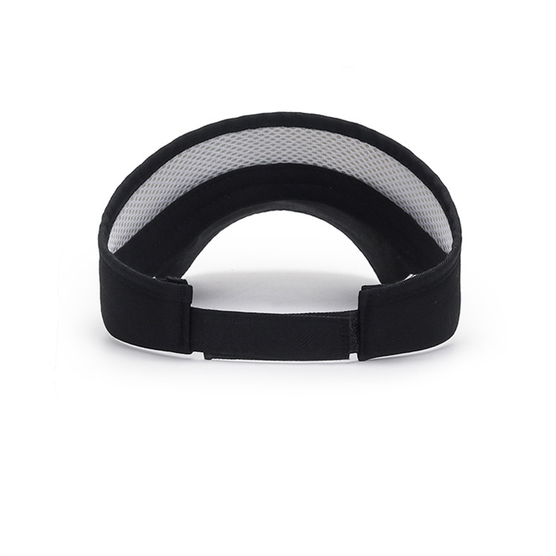 Summer Breathable Sun Hats Men Women Adjustable Visor UV Protection Empty Top Hat Solid Sports Tennis Golf Running_voghion.com