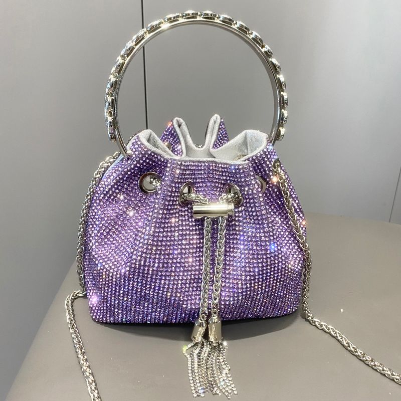 Portemonnees en handtassen voor vrouwen Luxe designer bucket clutch avondtas bankettas kristal strass schoudertassen_voghion.com