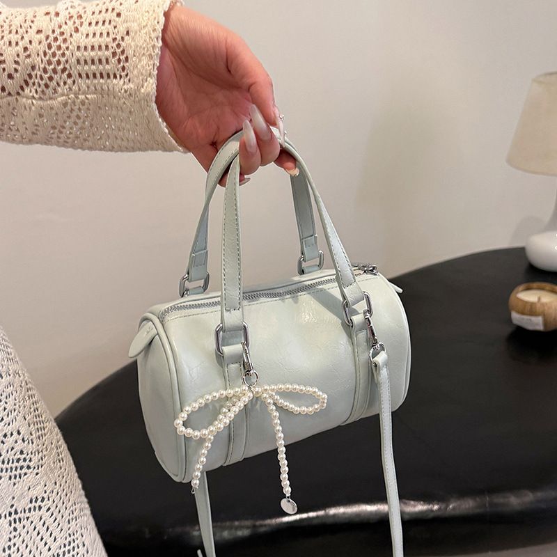 Borsa a tracolla monospalla, versatile, alla moda, tinta unita, di nicchia, modello 2025, semplice, da regalo._voghion.com