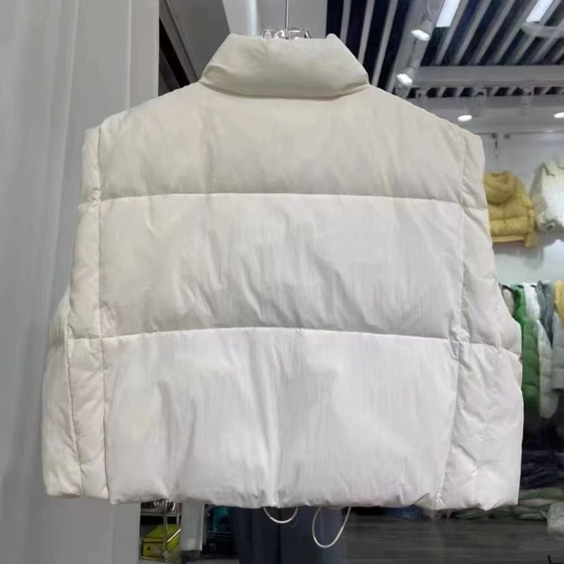 Down Jacket Vest Women's Autumn And Winter New Korean Version Loose European Short Style Casual Temperament_voghion.com