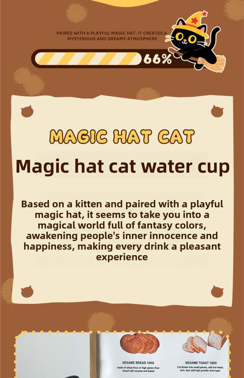 Keramikbecher mit Geisterkatzenmotiv und Deckel – Wasser für Frauen – Neu 2025 – Hochwertiger Becher – Geschenkidee für Zuhause_voghion.com