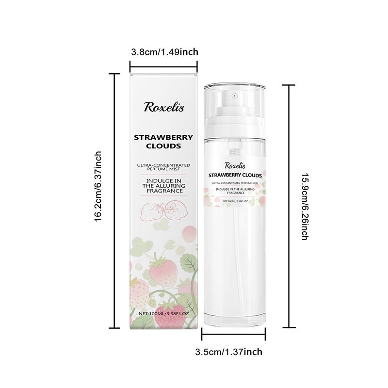 Parfum corporel à la fraise, vaporisateur portable longue tenue, doux et délicat, léger et vaporisateur_voghion.com