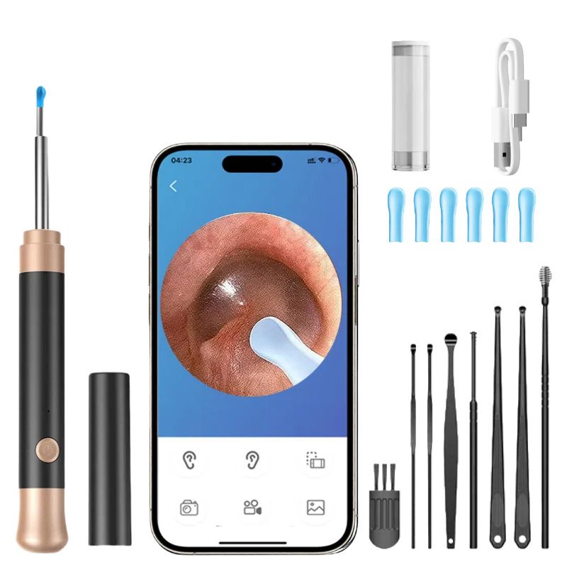 G7 Cleaner, wiederaufladbares Modell mit HD-Objektiv, lässt sich mit dem visuellen Ohrstöpsel des Telefons verbinden_voghion.com