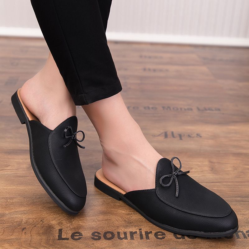 Zapatillas Baotou de verano 2025 para hombre, de calidad inmejorable, con borlas, transpirables, talla 46, para llevar encima y planas._voghion.com