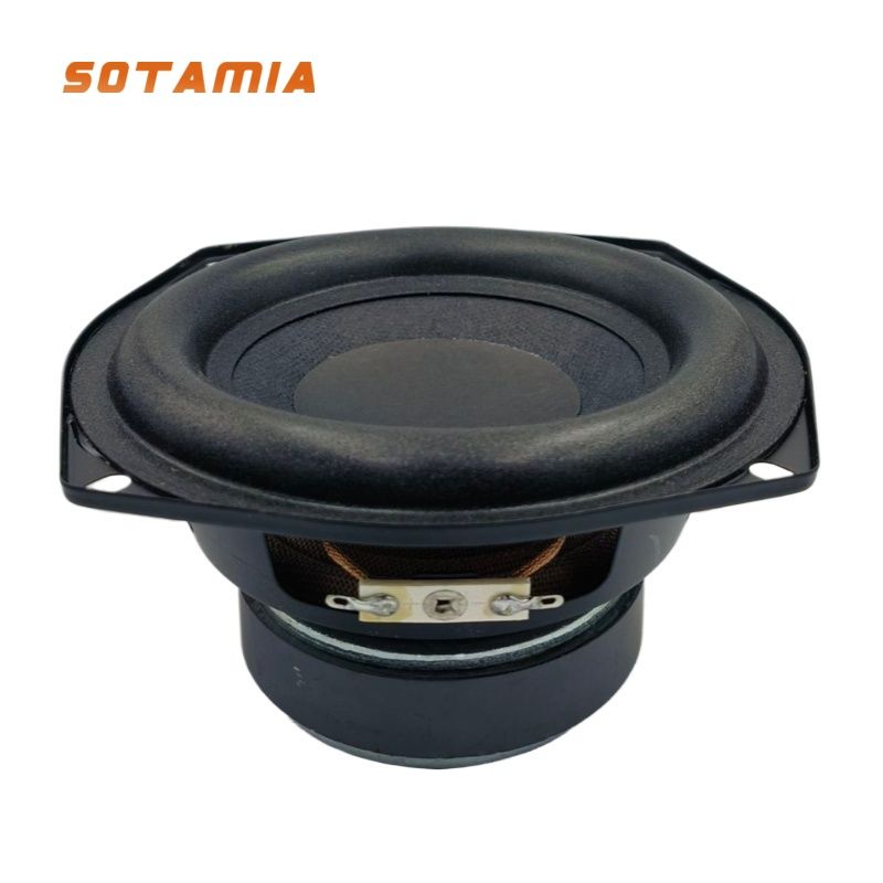 SOTAMIA 1 db 5,25 hüvelykes mélynyomó audio 4 ohm 50W nagy teljesítményű otthoni zenei mélynyomó hangszóró barkács Hifi könyvespolc hangszóró_voghion.com