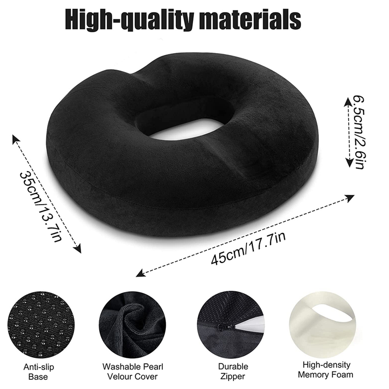 Stück Donut 1 Sitzkissen Schmerzlinderung Memory Foam Stuhlkissen Anti Hämorrhoiden Auto Büro Sitzkissen Ma_voghion.com