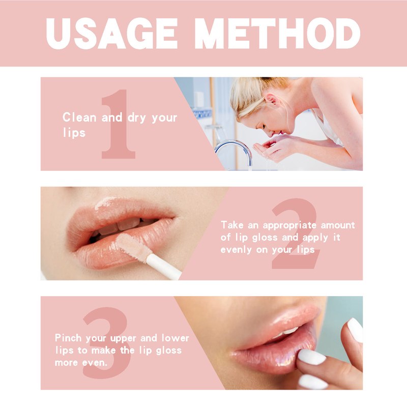 Brillo labial hidratante y voluminizador EELHOE, anti-labios agrietados, aclara las líneas de los labios, humectación de labios, humectación y cuidado de los labios carnosos_voghion.com