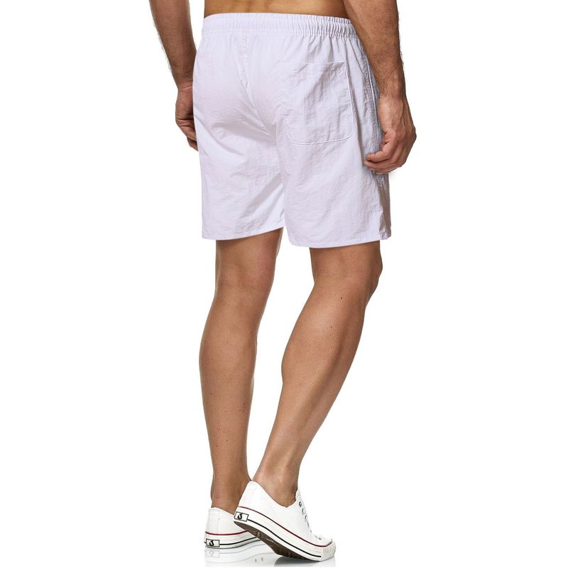 2024 Frühjahr/Sommer 5/4 Schnelltrocknende dünne einfarbige Strandhose Sport- und Fitness-Shorts für Herren_voghion.com
