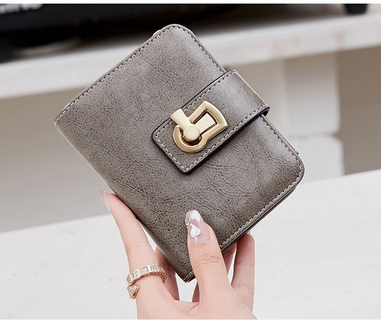 Women's Wallet & Men's Wallet Rfid Anti-theft Brush Ladies Wallet Zipper Wallet Coin Purse Lock Short Wallet_voghion.com