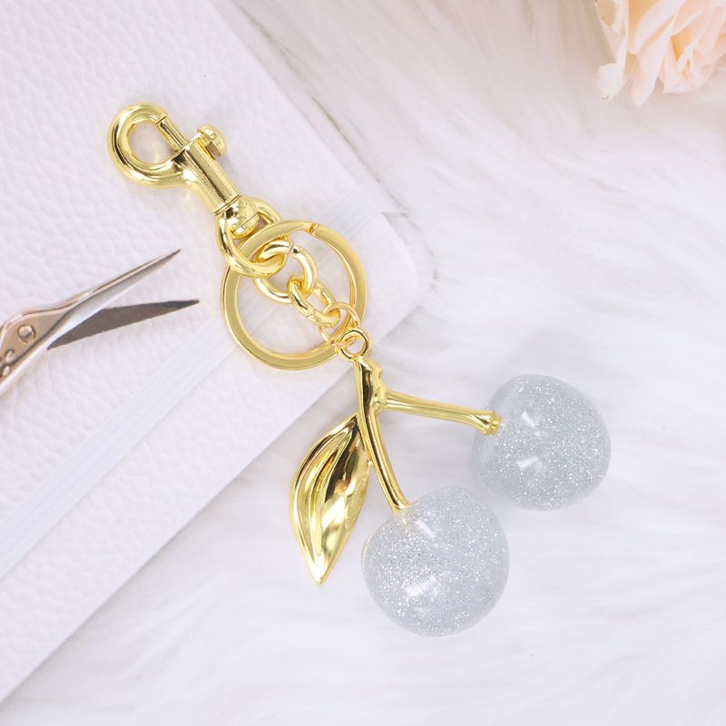 Schmuck Neue Harz Anhänger Ornamente Kirsche Schlüsselanhänger Legierung Gepäck Kirsche Anhänger Auto Schlüsselanhänger_voghion.com