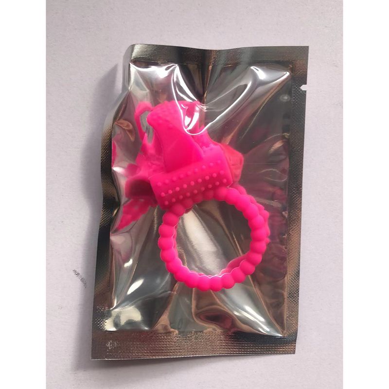 Anello vibrante in silicone con lecca-lingua, anello di serraggio, anello di bloccaggio, anello di ritardo, giocattoli sessuali per adulti_voghion.com