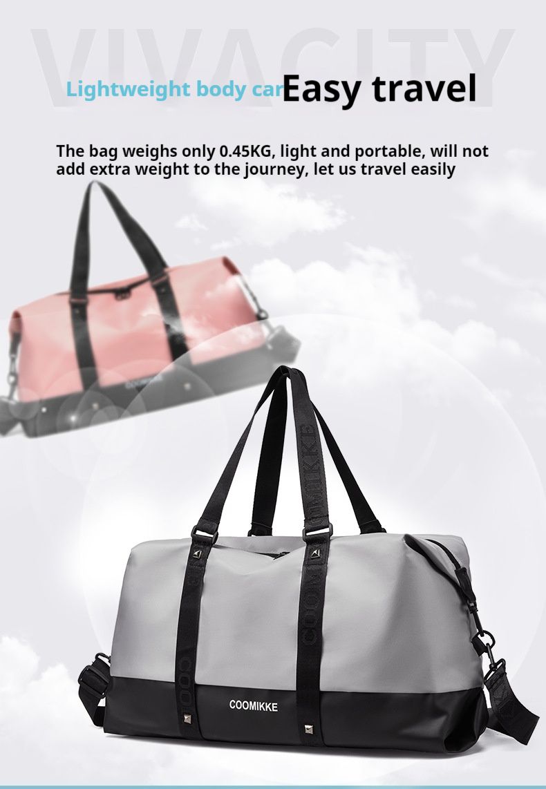 New Travel Storage Bag Luggage Storage Bag Oxford Cloth Handheld Large Capacity Dry Wet Separation Sports Fitness Bag_voghion.com