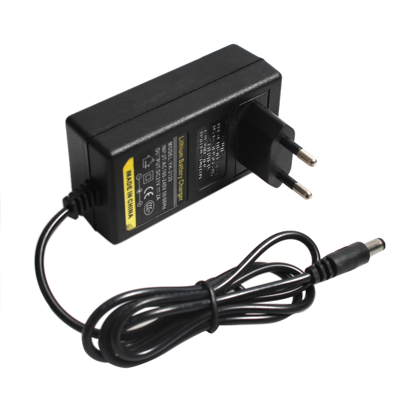 16,8 V 2 A 21 V 1 A 12,6 V 1,5 A 8,4 V 2 A 18650 lítium akkumulátor DC 5,5 mm * 2,1 mm 110-220 V lítium-ion akkumulátor fali_voghion.com