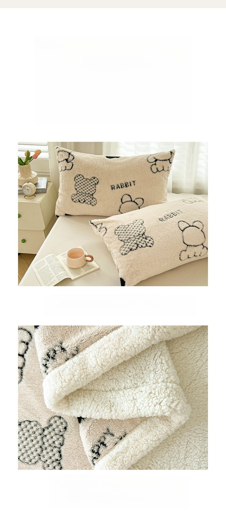 Coperta invernale calda per divano in pile di cotone morbido per ufficio, edizione spessa_voghion.com
