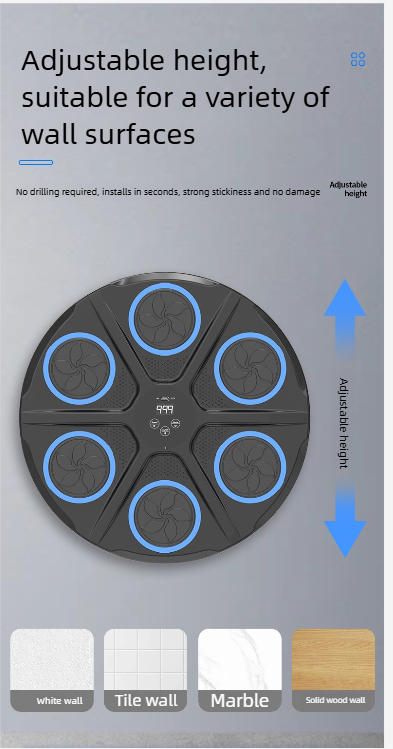 New Training Cross-Border Bluetooth Boxing Music Sports Smart Wall Target_voghion.com