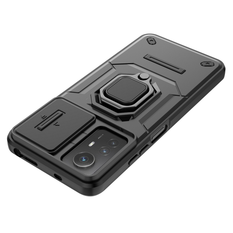 Funda protectora de lente de cámara deslizante para Samsung S23 Ultra S23 + Galaxy A54 A34 A24 A14 hebilla de anillo de Metal para coche_voghion.com