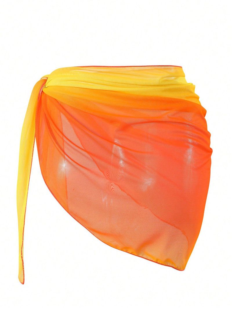 Vêtements pour femmes Nouveaux vacances Loisirs amples Vacances Bikini Tablier de plage Dégradé de couleurs Plusieurs couleurs_voghion.com