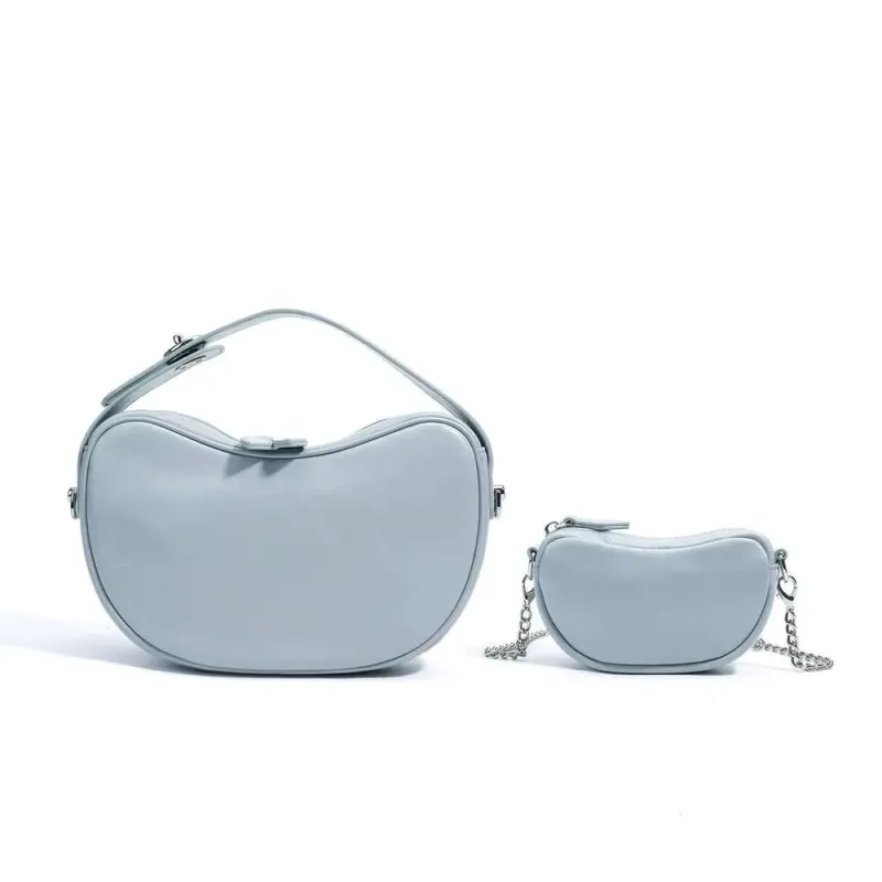 High Quality Designer 2 Pcs Set Women Composite Shoulder 2025 Sheepskin Cashew Handbags Mini Purses Niche Design_voghion.com