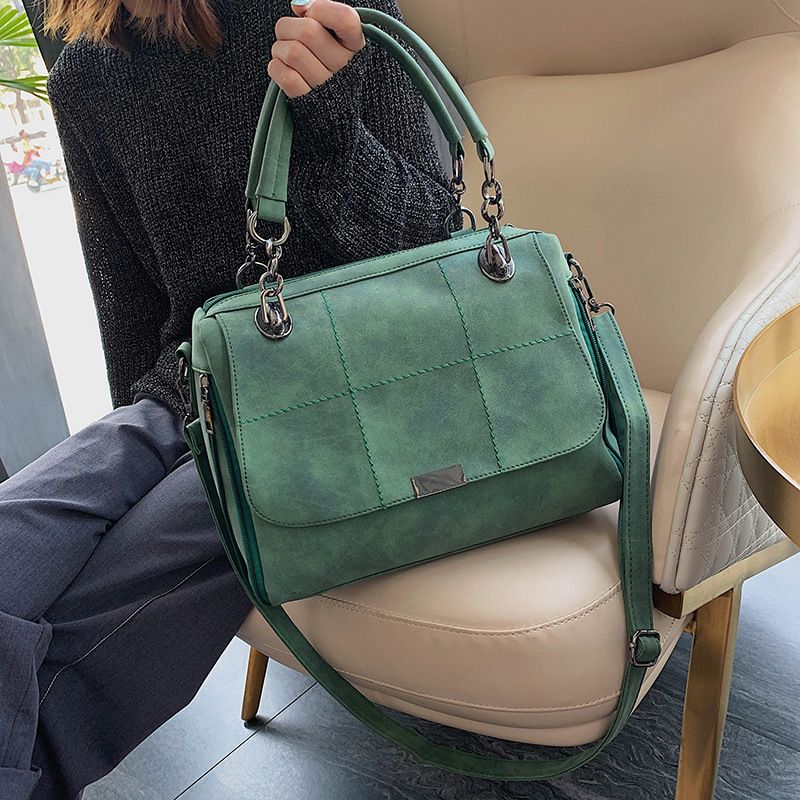 Borsa a tracolla grande in pelle vegana per donna, borsa a tracolla alla moda, borsa con manico superiore, per lavoro e viaggi_voghion.com