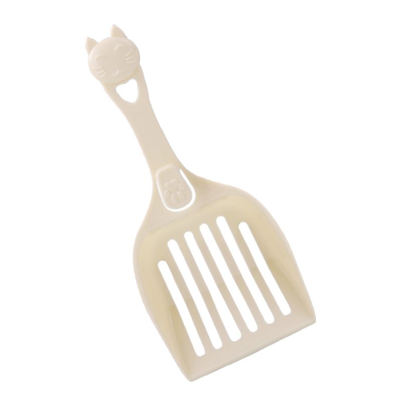 Guangying Cute Cat Head Hollow Litter Shovel Dog Waste Scooper Pet Cleaning Supply Tool_voghion.com