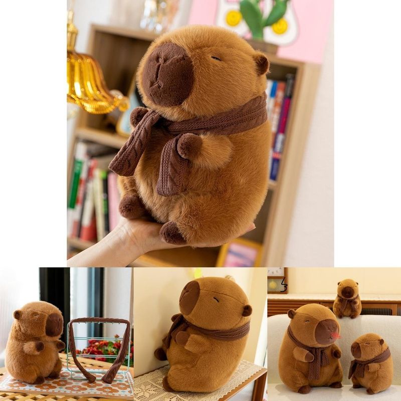 Pluchen speelgoed Capybara schattig schattig knuffeldier kussen grappig speelgoed trendy pop_voghion.com