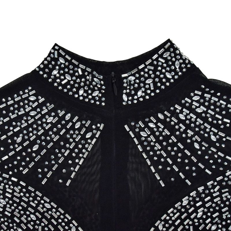 Vêtements pour femmes mode femmes couleur unie maille presse perceuse sans manches pantalon combinaison_voghion.com