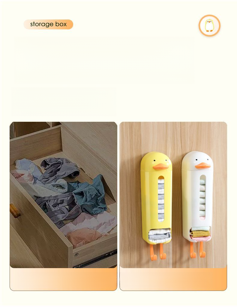 Sock Box, Home Wardrobe, Wall Mounted, Underwear, Underwear Sorting, No Punching Storage Tool, Three In One_voghion.com