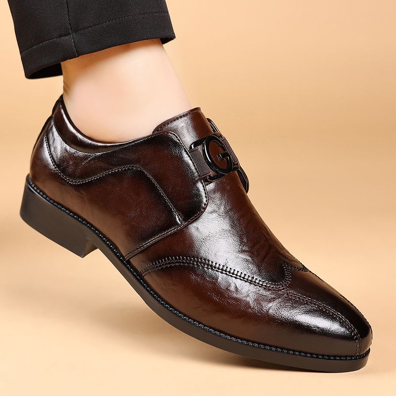 Unschlagbare Qualität Aofu Footwear 3206 Handgriffmuster Herren Casual Business Set Fuß bestickt spitze Bankett Lederschuhe Herren_voghion.com