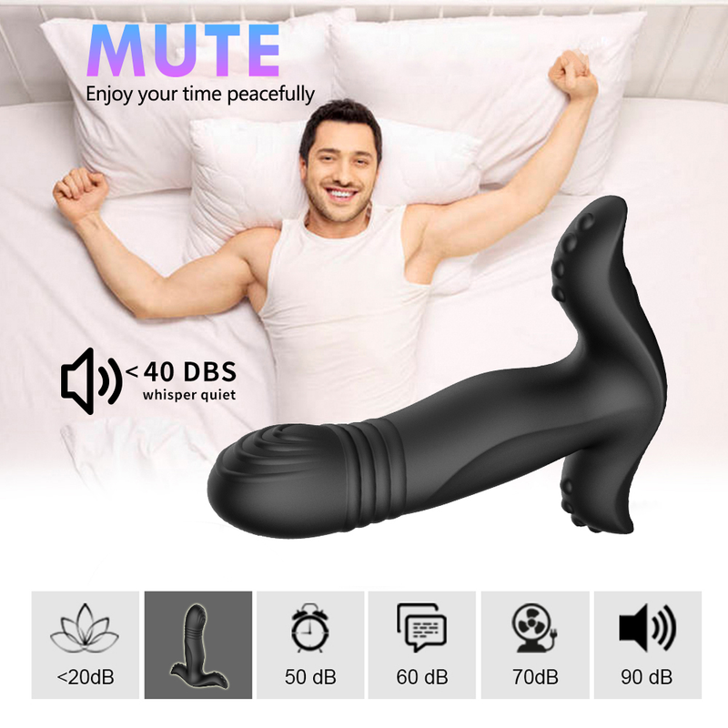 Vibratoren Analplug für Männer Frauen Stoßdildos Vibrator Männliches Prostata-Massagegerät R_voghion.com