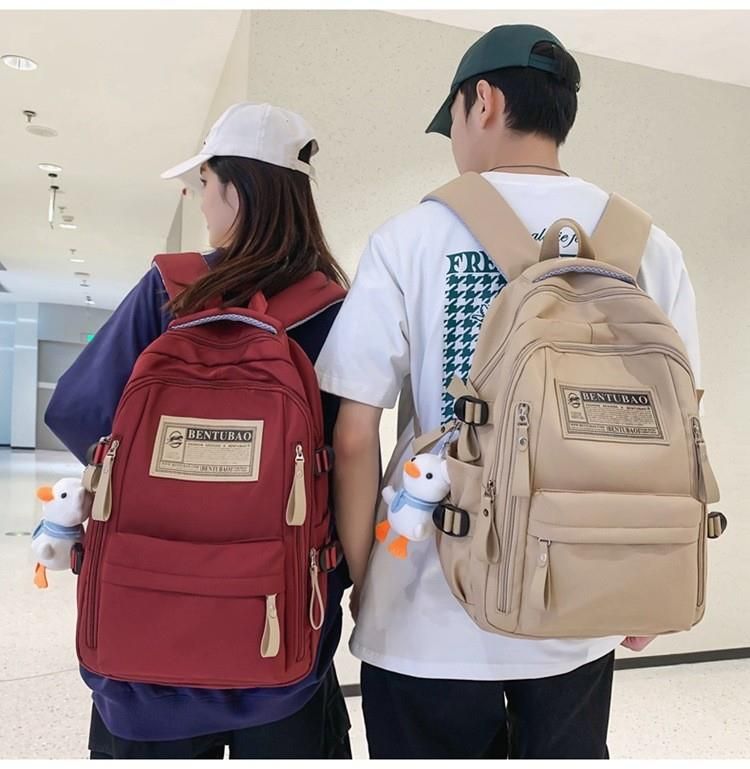 Mochila sencilla y atractiva para exteriores, portátil, para hombres y mujeres, ideal para estudiantes de primaria, secundaria y universidad._voghion.com