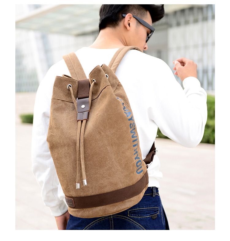 Zaino da viaggio in tela da uomo, casual, minimalista, portatile, per esterni_voghion.com