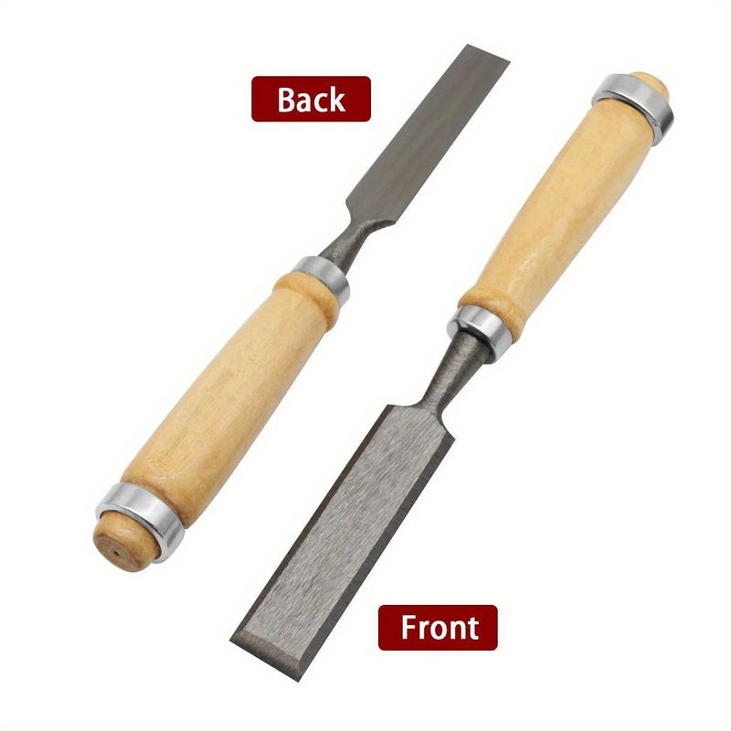 8/12/16/20mm 4-delige houtsnijbeitelset Professioneel voor houtbewerking met ergonomische houtsnijgereedschappen DIY-hulpgereedschappen_voghion.com