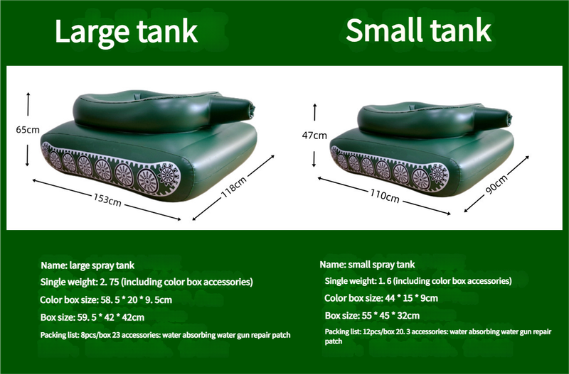 Inflatable Toy Floating Row Swimming Ride-On With Gun Adult Water Tank Battle Ship_voghion.com