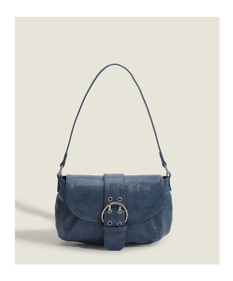 2023 neue Ölige Wachs Leder Retro frauen Tasche Mode Vielseitige Nische Design Handheld Schulter Unterarm Tasche Beste Verkauf frauen Tasche_voghion.com
