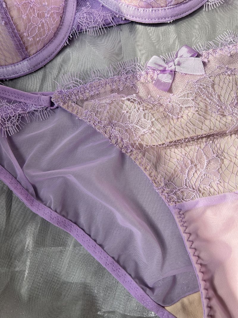 Conjunto de sutiã push up com bojo fino feminino, respirável e confortável, com argola de aço macio_voghion.com